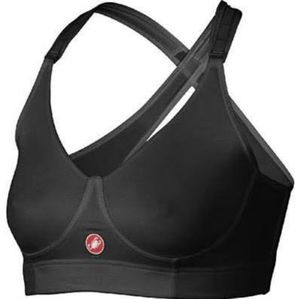 NWT Castelli Rosso Corsa Support Sports Bra black XS